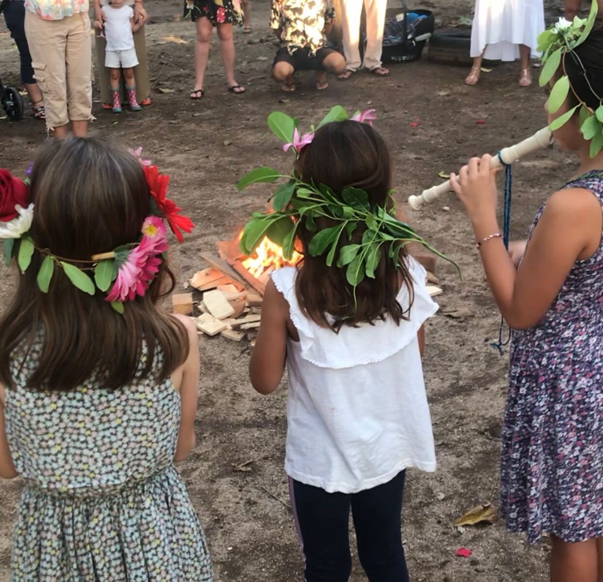 Fiesta de San Juan en las escuelas Waldorf